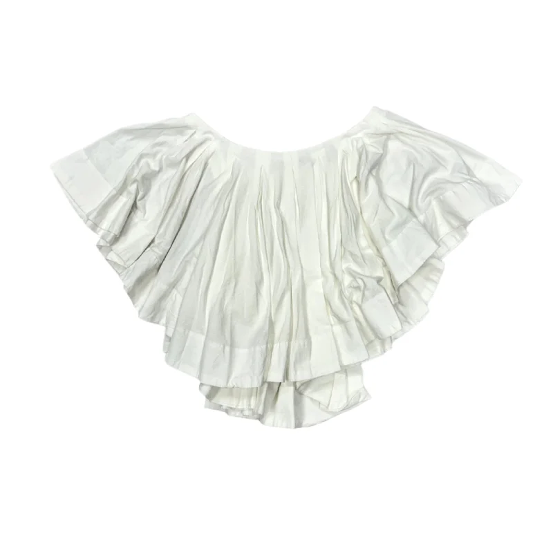 Top Short Sleeve By Maeve In White, Size: S Adventure