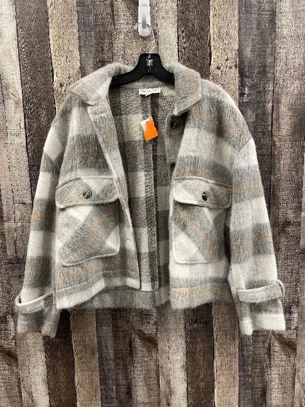 Jacket Other By She + Sky In Plaid Pattern, Size: S Dynamic Men's Glow
