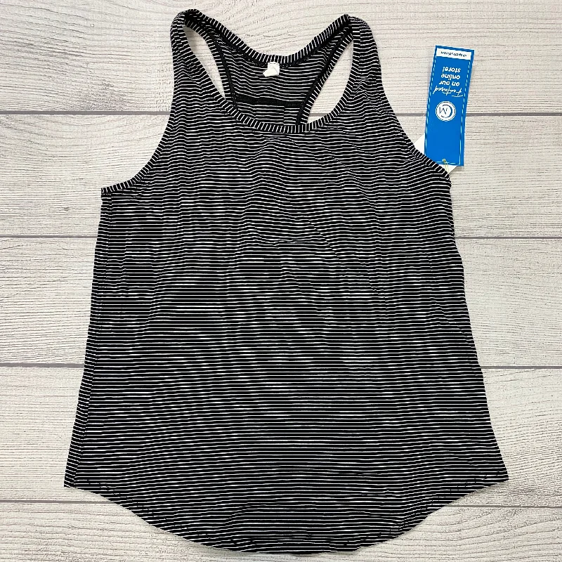 Black White Athletic Tank Top Lululemon, Size M Modern Men's Tech