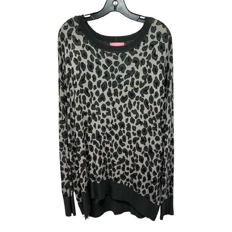 Sweater By Isaac Mizrahi Live Qvc In Grey, Size: 1x Edgy Men's Punk