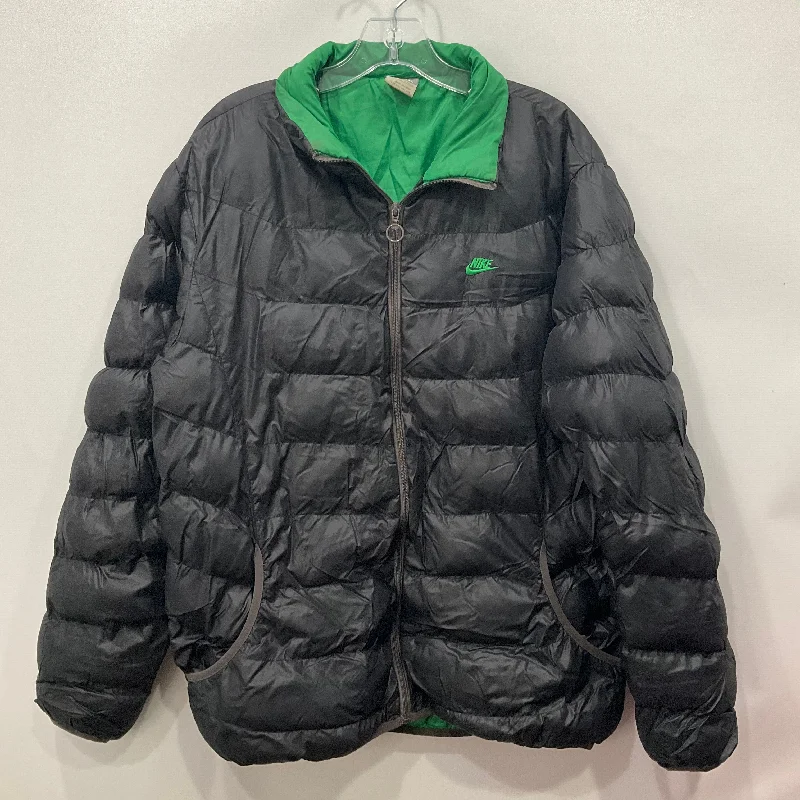 Coat Puffer & Quilted By Nike Apparel In Black, Size: Xxl Cool Men's Distressed