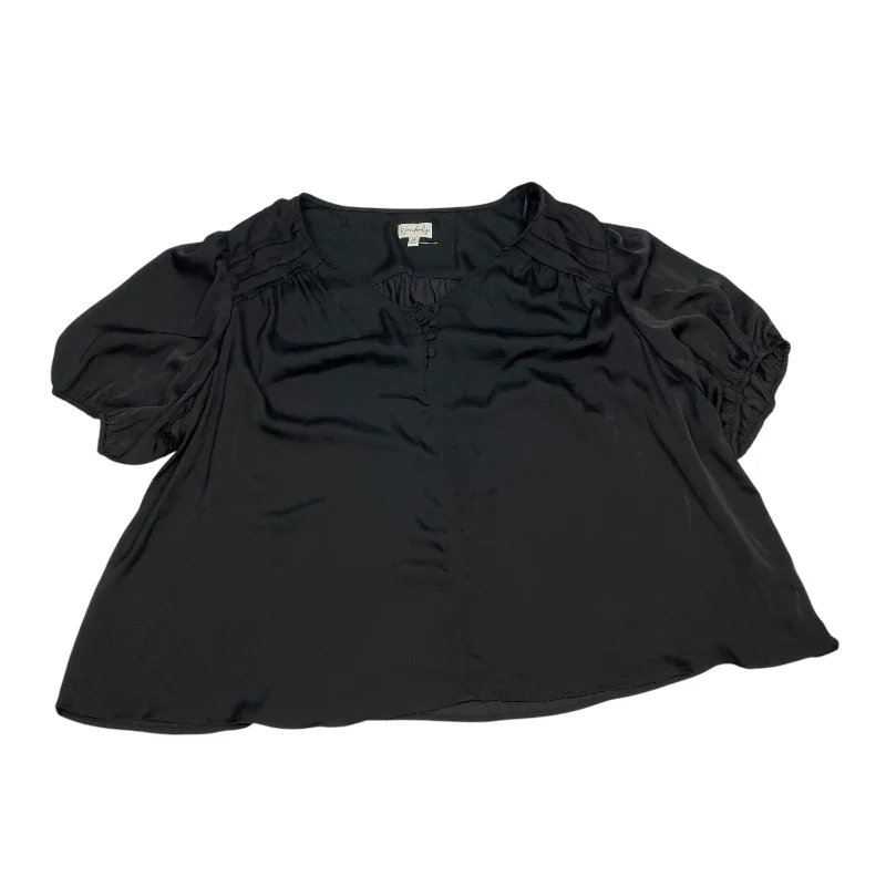 Top Short Sleeve By Wonderly In Black, Size: 4x Relaxed Men's Australian 