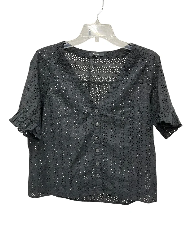 Top Short Sleeve By Madewell In Black, Size: L Artistic Men's Avant