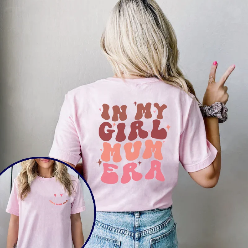 My Girl Mum Era Front & Back Logo T-Shirt British Gentleman Style