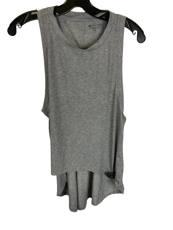 Grey Athletic Tank Top Athleta, Size S Confident Men's High