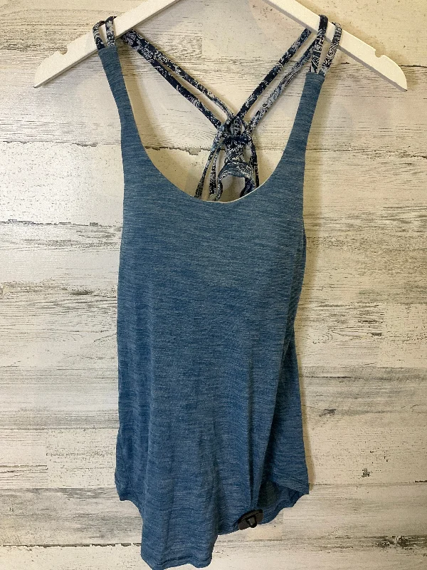 Blue Athletic Tank Top Lululemon, Size 6 Monochromatic Office Style