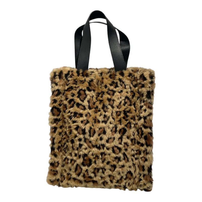 JUNYA WATANABE COMME des GARCONS/Tote Bag/Camel/Fake Fur/Leopard/JJ-K 201 Masculine Men's Thick