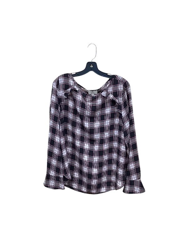 Top Long Sleeve By Loft  Size: L Refined Men's Velvet