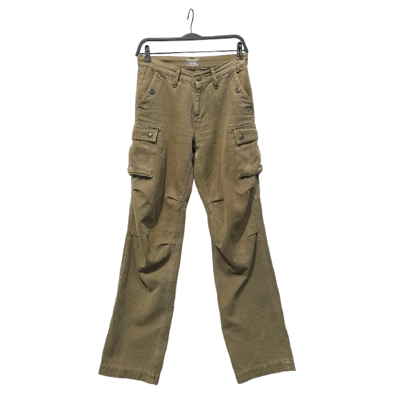 KAPITAL/Straight Pants/28/Cotton/KHK/Cargo pockets, double knee Laid