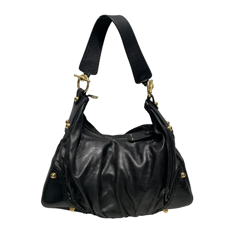 GUCCI/Hand Bag/S/Leather/BLK/Jockey Dynamic Men's Moto