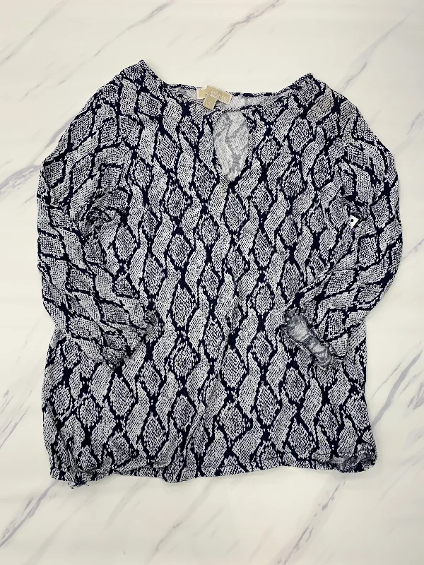 Top Long Sleeve Designer Michael By Michael Kors, Size M Masculine Men's Thick