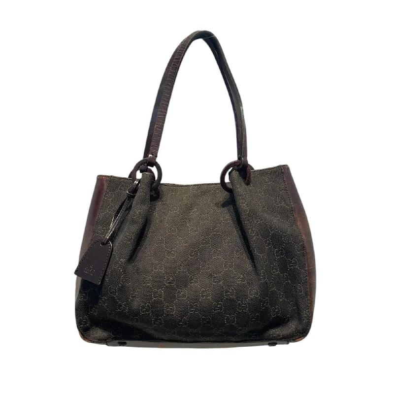 GUCCI/Hand Bag/Cotton/BRW/MONOGRAM Sharp Men's Italian