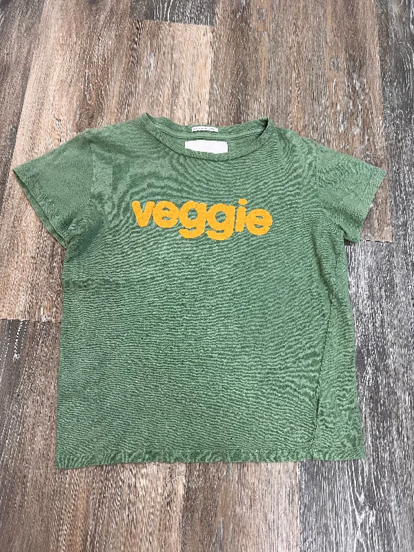 Top Short Sleeve By Mother In Green, Size: S Monochromatic All