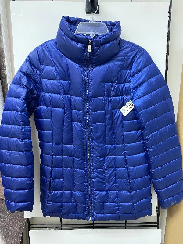 Coat Puffer & Quilted By Calvin Klein In Blue, Size: S Preppy Men's College