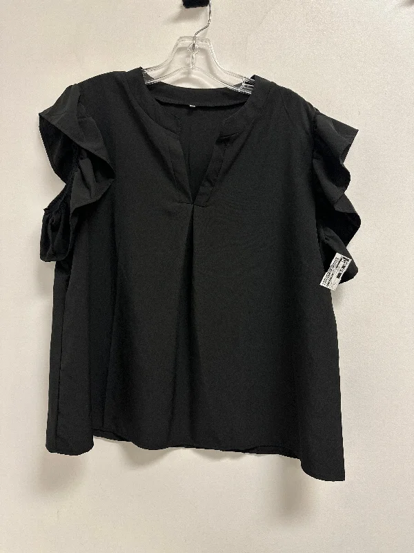 Top Short Sleeve By Clothes Mentor In Black, Size: 2x Confident Men's High