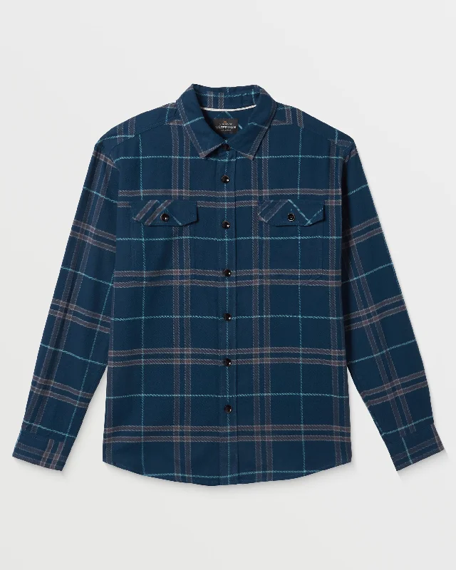 Waterman Surf Check Flannel - Majolica Surf Check Gym