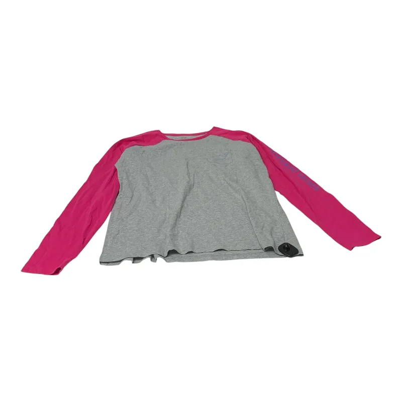 Top Long Sleeve By Vineyard Vines In Grey, Size: Xl Dynamic Men's Glow
