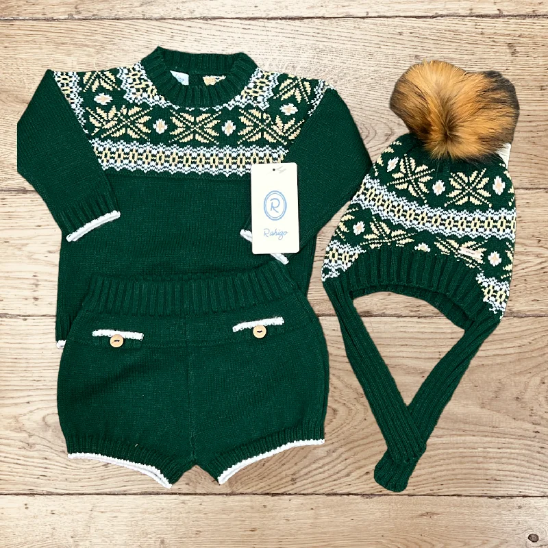 Rahigo Boys Emerald Set Luxurious Men's High