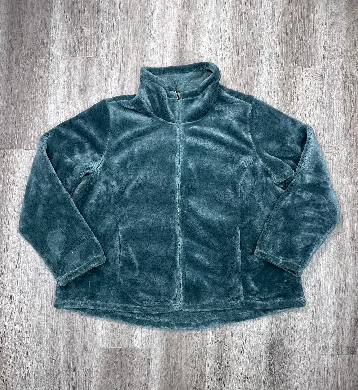 Jacket Fleece By 32 Degrees In Blue, Size: 3x Casual Men's Loose