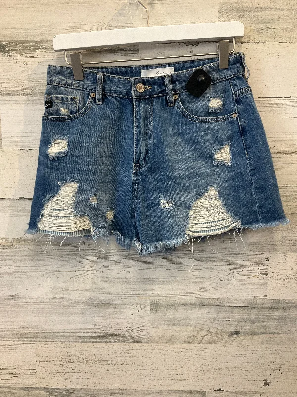 Blue Denim Shorts Kancan, Size 6 Elegant Men's Cashmere