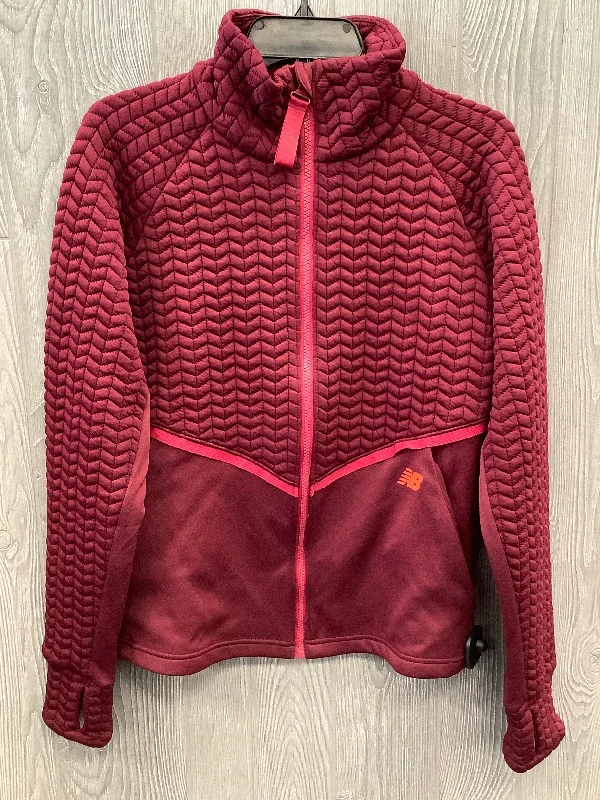 Athletic Jacket By New Balance In Red, Size: M Hip Men's Retro