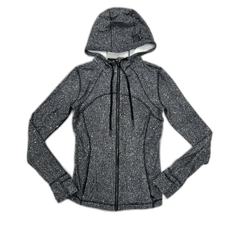 Athletic Jacket By Lululemon In Black & White, Size: S Bohemian Men's Free