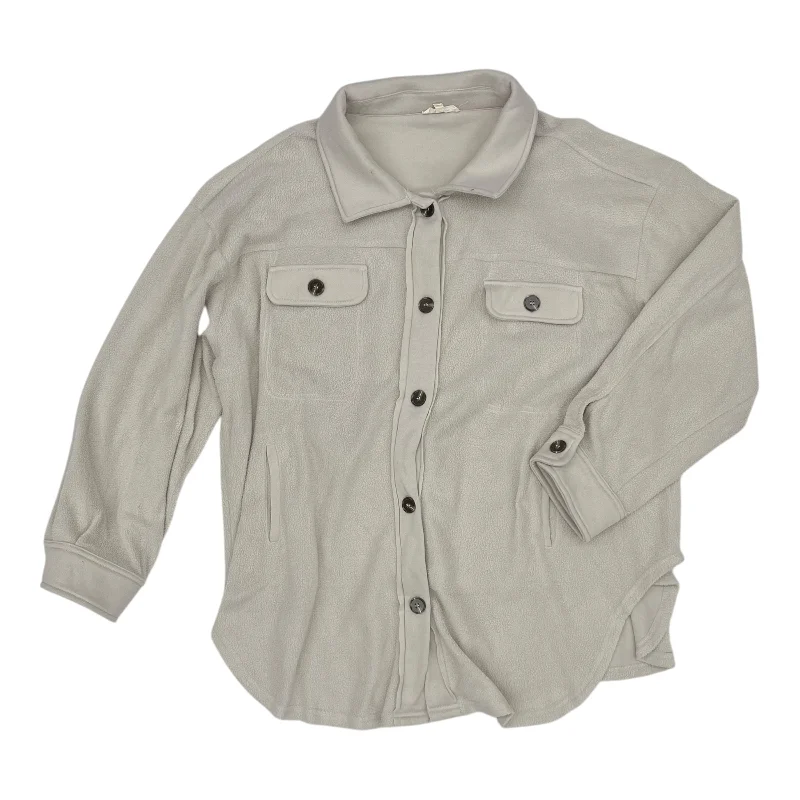 Jacket Shirt By Clothes Mentor In Tan, Size:2X Earthy Men's Sustainable 