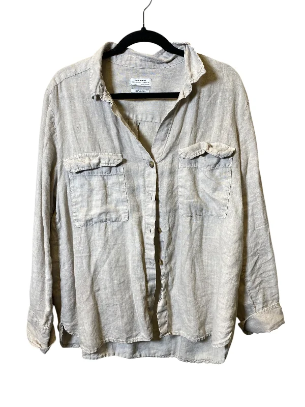 Top Long Sleeve By Zara In Beige, Size: Xxl Dapper Men's Bow