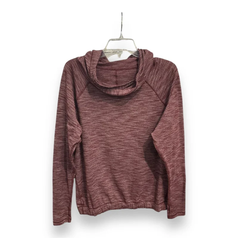 Athletic Top Long Sleeve Hoodie By Lululemon In Purple, Size: M Tough Men's Military