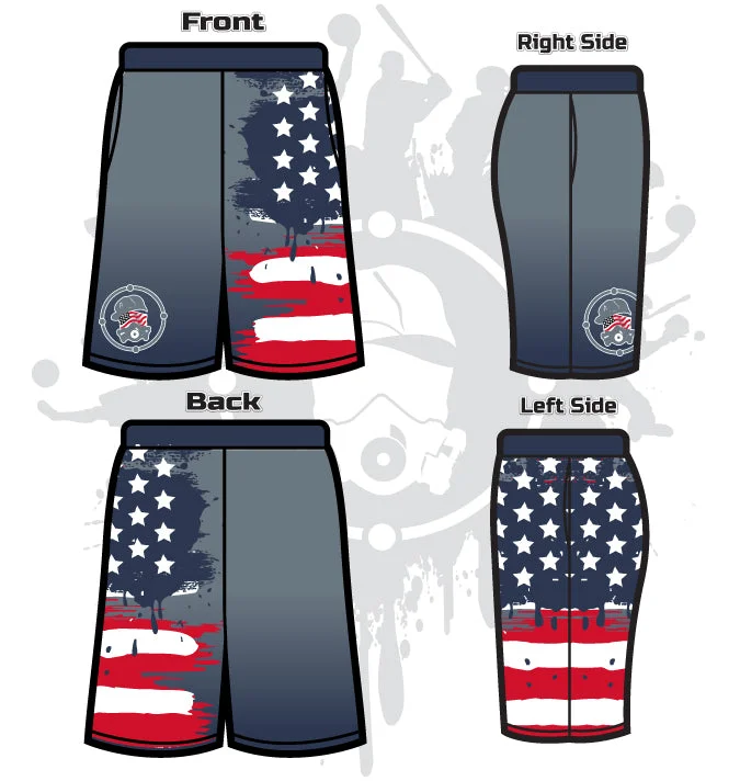 Star Spangled Men's Full-Dye Shorts Refined Men's Hand