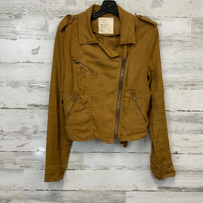 Jacket Other By Free People In Tan, Size: L Minimalist Men's Casual 