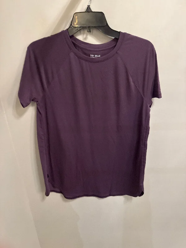 Athletic Top Short Sleeve By Tek Gear In Purple, Size: M Earthy Men's Hemp