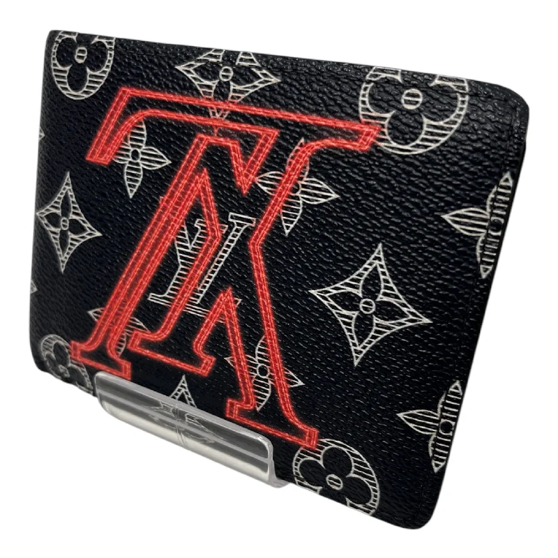 LOUIS VUITTON/Wallet/Leather/BLK/HAVE A VUITTON DAY ! :D Artistic Men's Avant