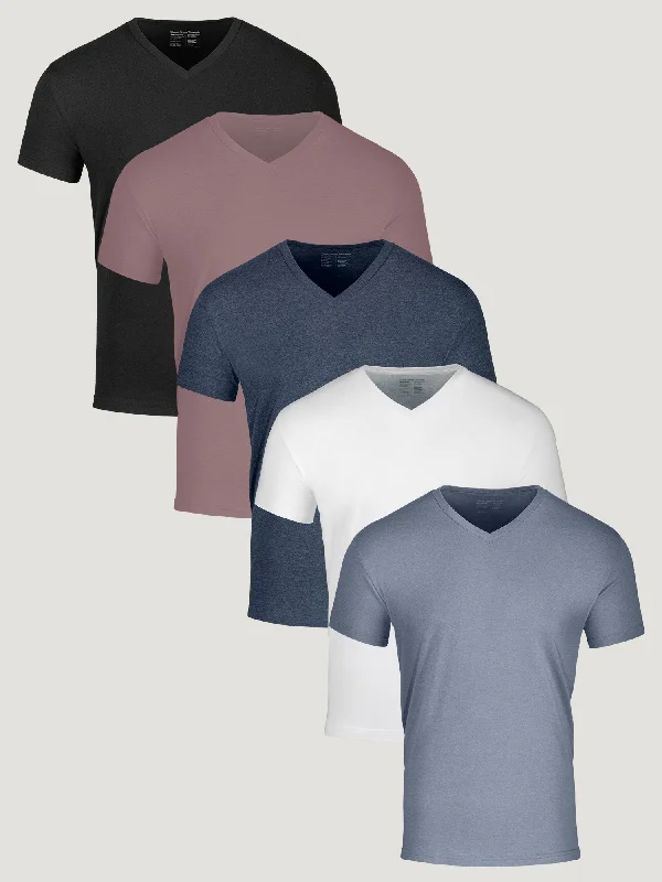 Summer Foundation V-Neck 5-Pack Classic Men's Pin