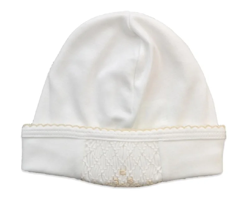 White Ecru Smocking Hat Hip Men's Urban