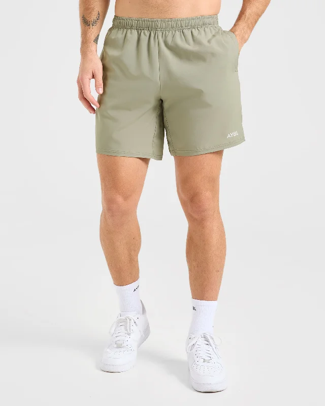 Core 7" Shorts - Desert Olive Cool Men's Distressed