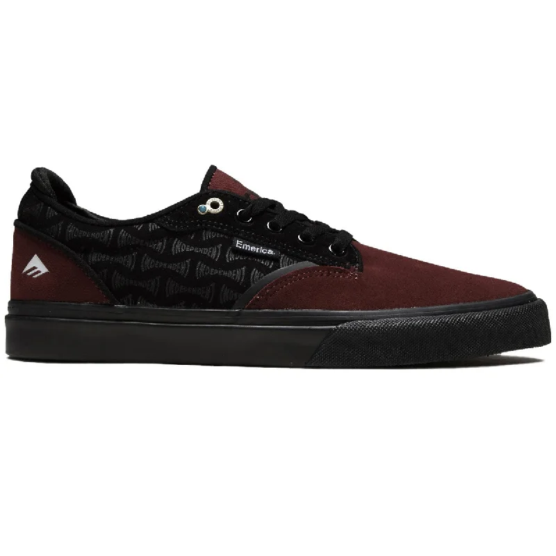 Emerica x Independent Dickson Skate Shoes - Red/Black Tough Men's Military