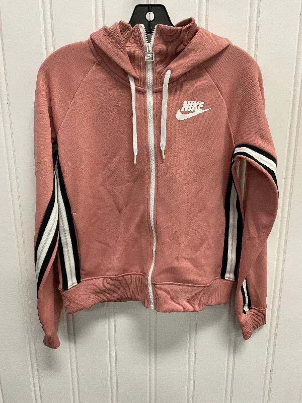 Athletic Jacket By Nike In Pink, Size: S Tough Men's Tactical