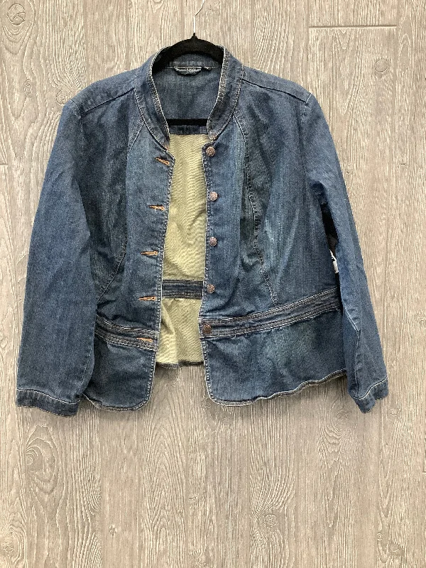 Jacket Denim By Ana In Blue Denim, Size: 1x Bold Men's Statement
