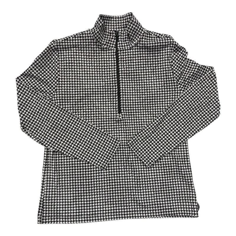 Athletic Jacket By Lou And Grey In Black & White, Size: Xl Casual Men's Short