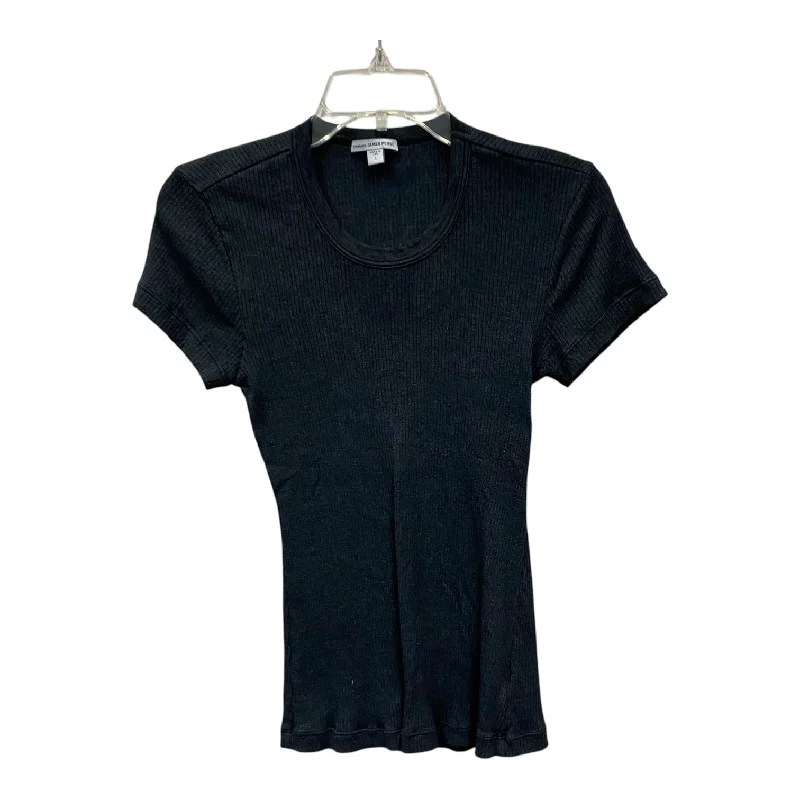 Top Ss Basic By James Perse In Blue, Size:S Bold Men's Statement