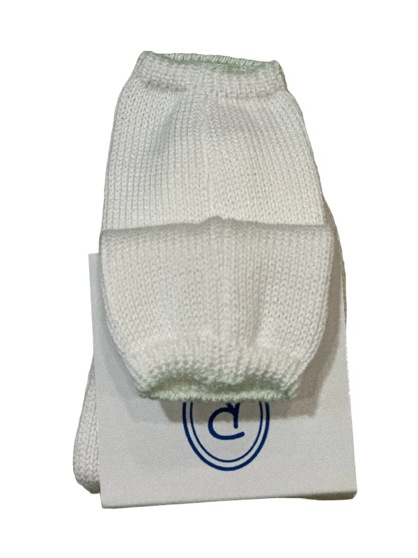 White Knit Sock Luxurious Men's High