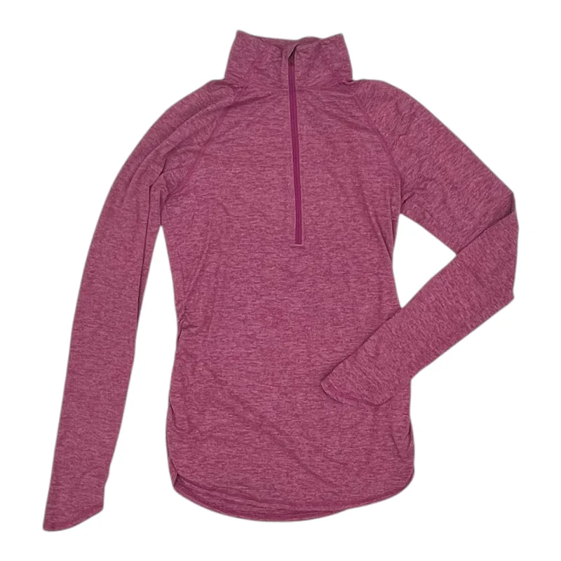 Athletic Top Ls Collar By The North Face In Pink, Size:S Bold Men's Statement