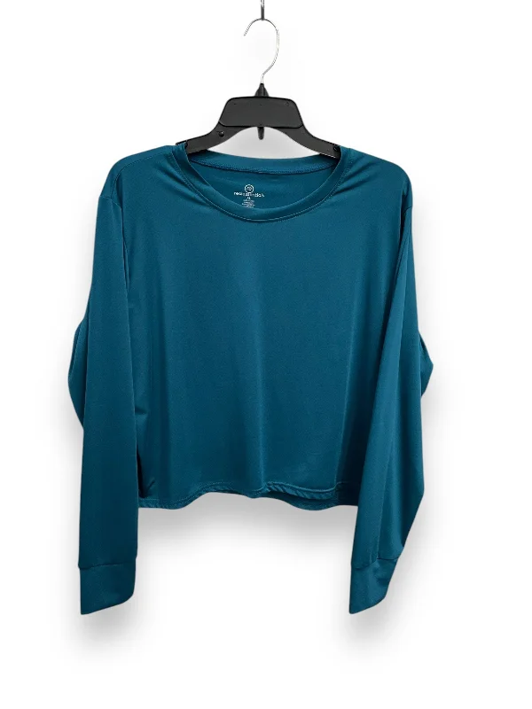 Athletic Top Long Sleeve Crewneck By Clothes Mentor In Teal, Size: Xl Youthful Men's Pop