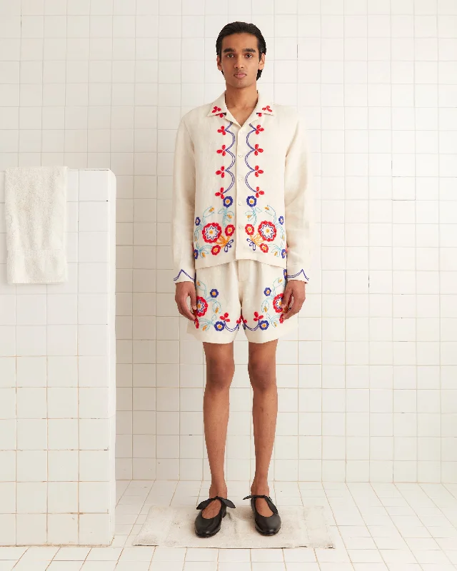 Beaded Garden Party Shirt Classic Men's Pin
