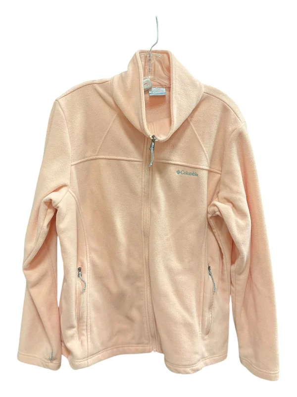 Jacket Fleece By Columbia In Peach, Size: Xxl Practical Men's Quick
