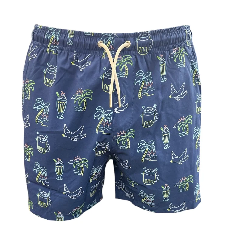 5 INCH SWIM SHORT - COPACABANA Monochromatic Office Style