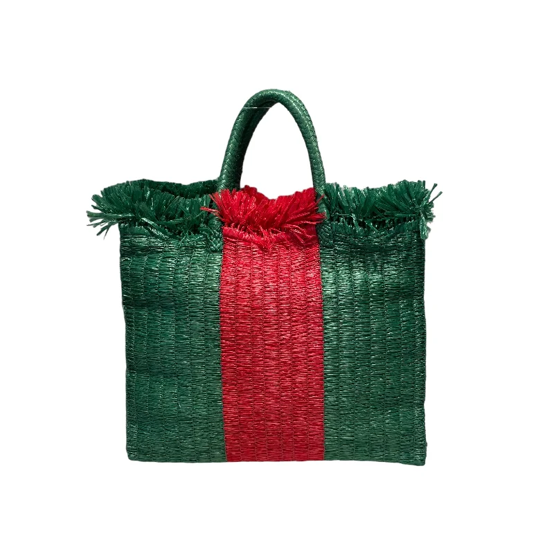 GUCCI/Tote Bag/Stripe/Rayon/GRN/524810 Athletic Men's Compression