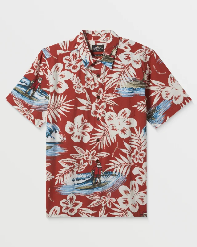 Waterman Day Off Shirt - Tandori Spice Sleek Men's Contemporary 