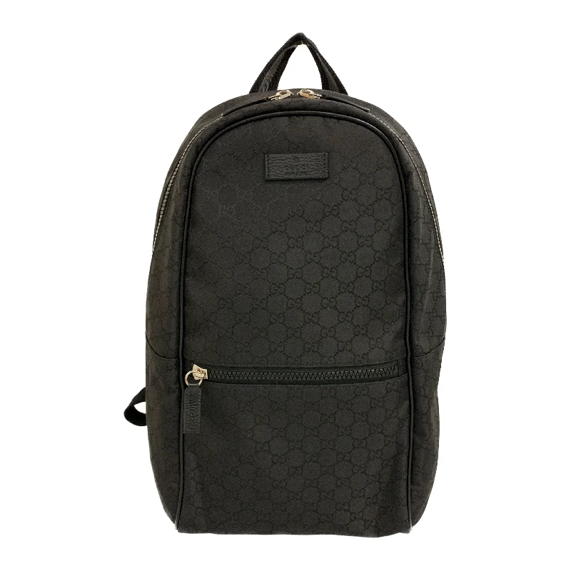 GUCCI/Backpack/Black/Nylon/449181 Unique Men's Upcycled